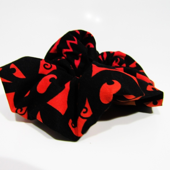 Halloween Pumpkin Scrunchie Bun or Ponytail - Picture 2 of 8